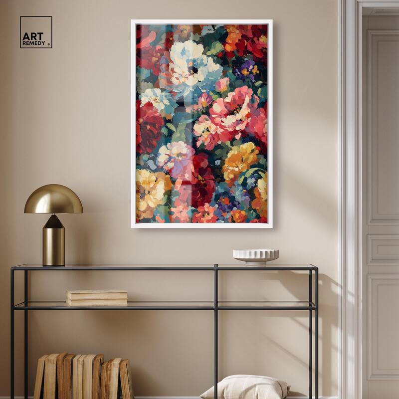 Garden Tapestries I Shadowbox by Art Remedy