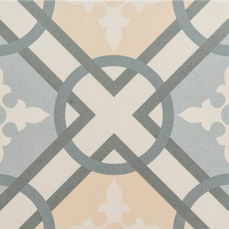 The Tile Life Ellis Taco 6.5x6.5 Grey Porcelain Floor & Wall Tile