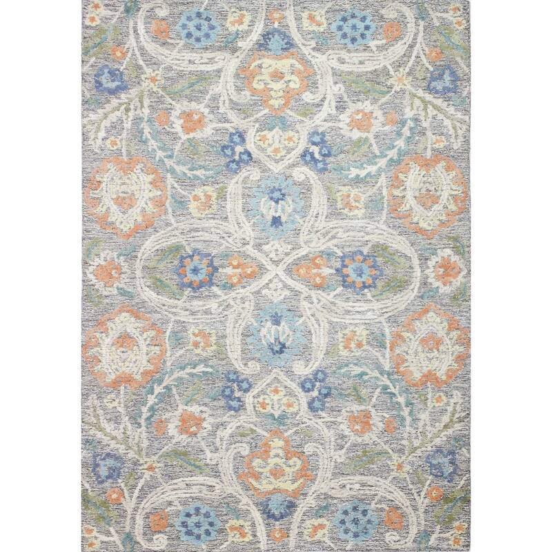 Bashian Natalee Slate Transitional Area Rug