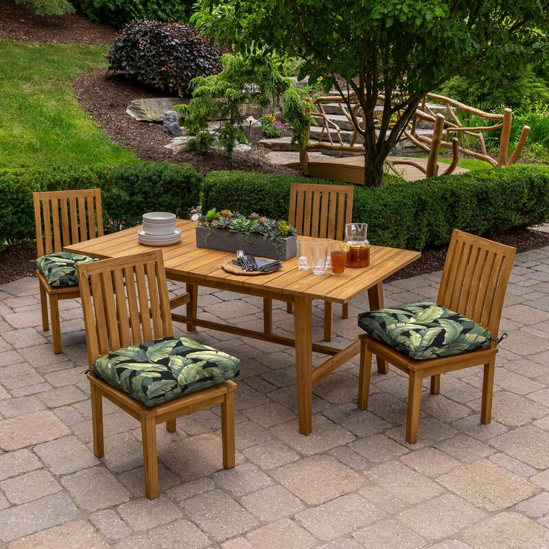 ARDEN Outdoor Plush Modern Tufted Seat Cushion, 20 x 20