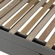 preview thumbnail 12 of 13, Gray Twin/King Pine Bunk Bed with Trundle and Storage