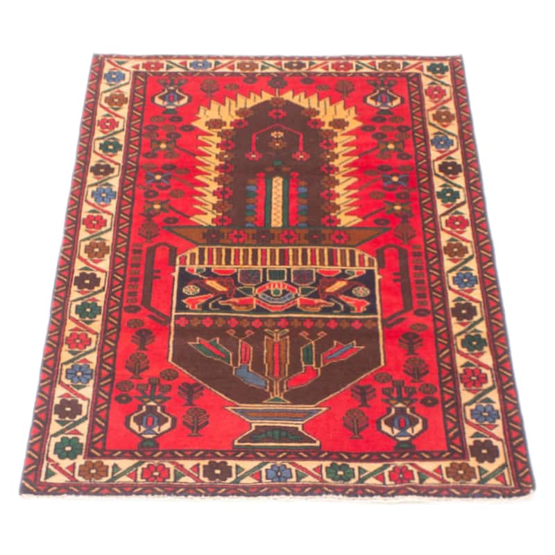 Teimani Brown Rug 2'11" x 5'1" - 2'11 x 5'1