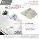 preview thumbnail 4 of 10, STYLISH 18 inch Rectangular Undermount Porcelain Bathroom Sink with 2 Overflow Finishes - 18 1/4" x 13" x 7 1/2"