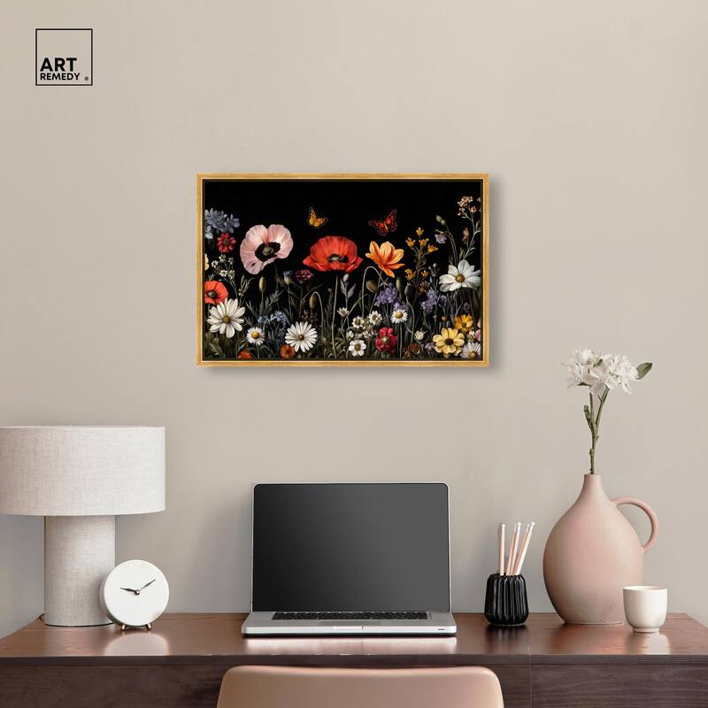 Wildflower Panorama Canvas by Art Remedy