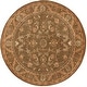 preview thumbnail 132 of 187, SAFAVIEH Handmade Antiquity Manerva Traditional Oriental Wool Rug 6' Round - Olive/Gold - Round