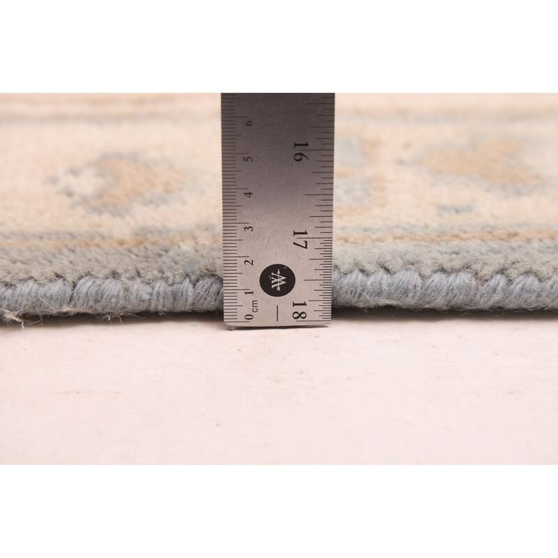 ECARPETGALLERY Hand-knotted Royal Oushak Light Denim Blue Wool Rug - 9'1 x 11'9