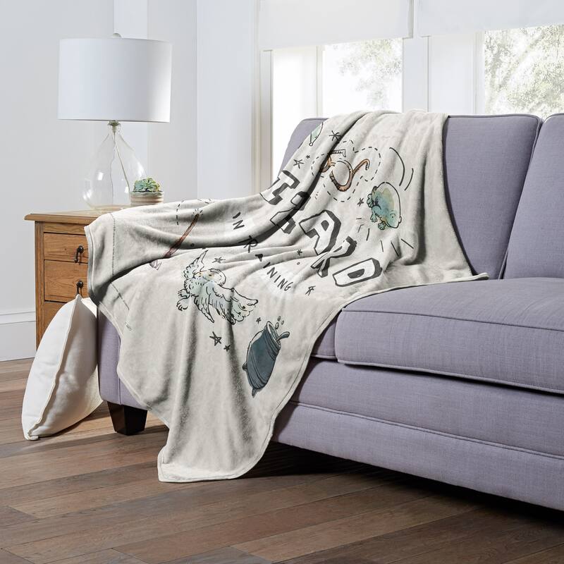 Warner Brothers Harry Potter Witch in Training Silk Touch Throw Blanket