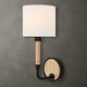 preview thumbnail 2 of 4, Uttermost Franconia 1 Light Wooden Sconce - 5.5"W x 6.875"D x 12"H