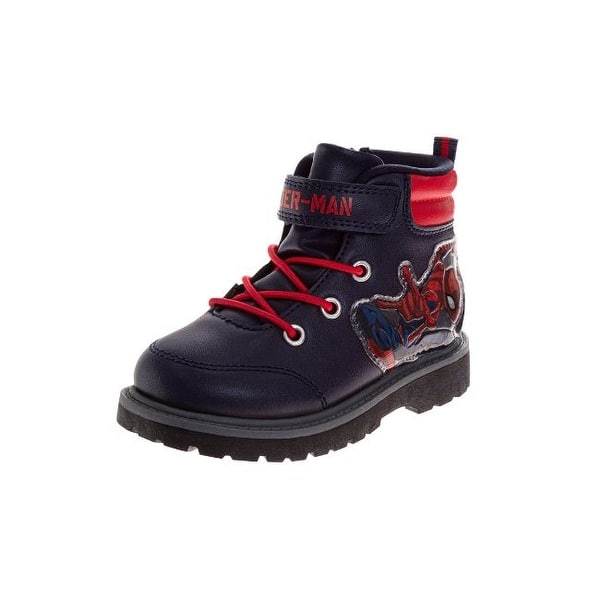 slide 2 of 5, Marvel Spider-Man Boys' Casual Boots (Toddler/Little Kids) 10T - Navy