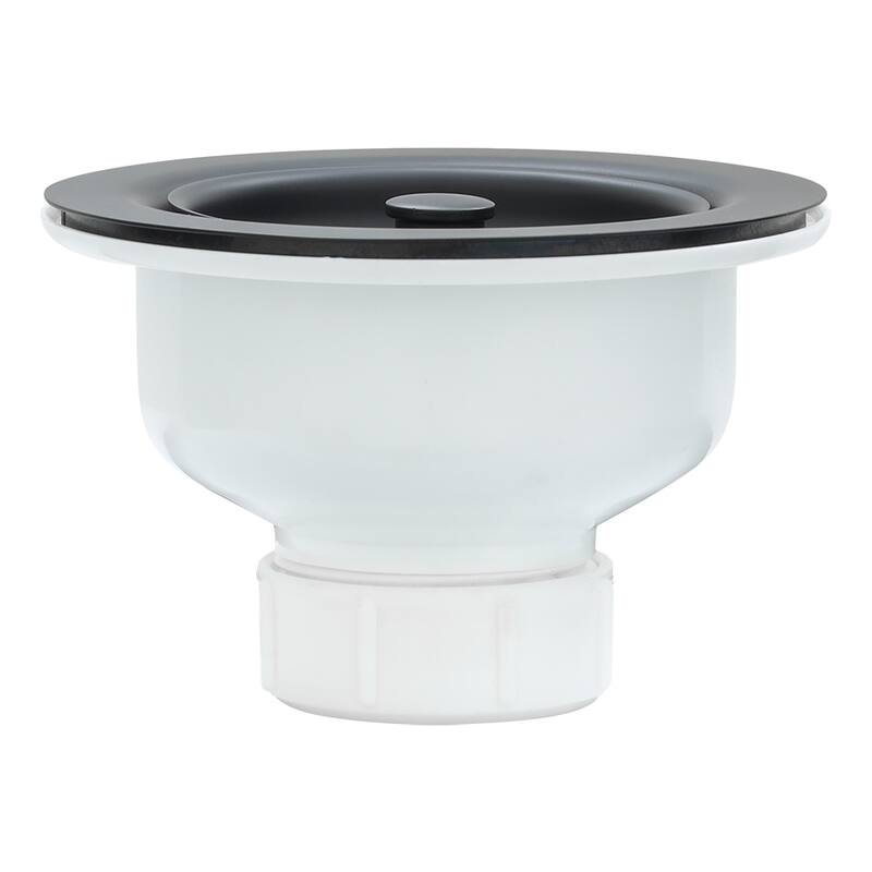 3.5" Kitchen, Prep, Bar Basket Strainer Drain - Matte Black - YES