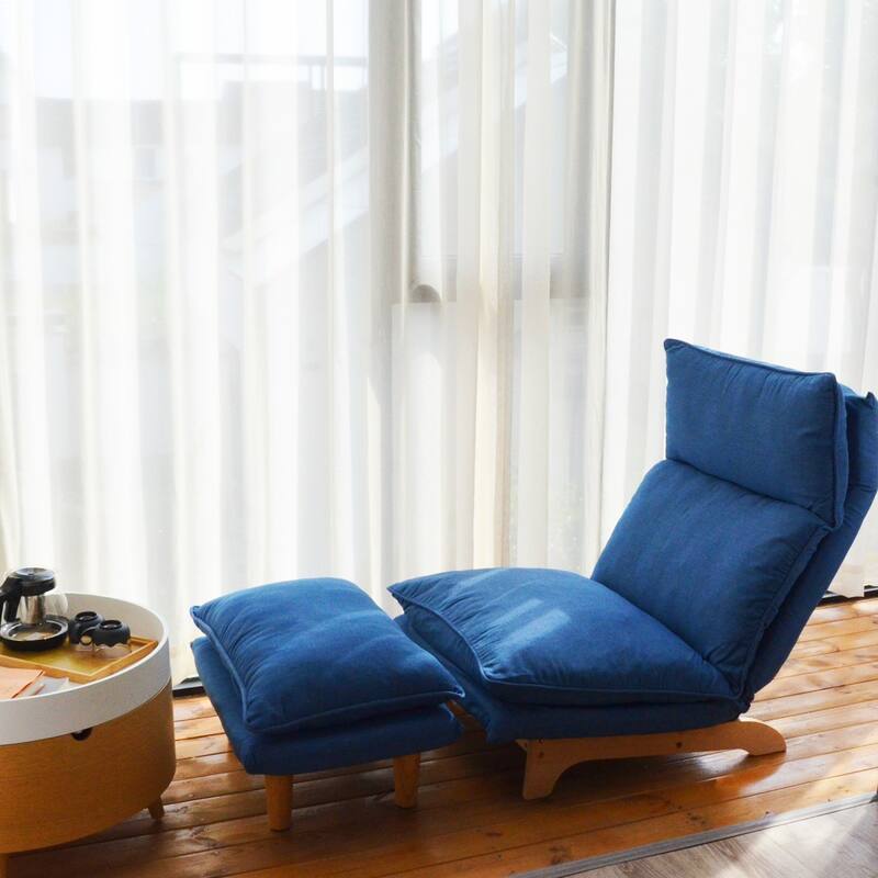 Multifunctional Leisure Floor Reclining Chair, Indoor Lazy Single Sofa