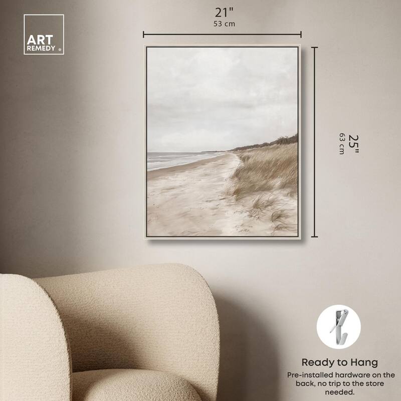 Coastal Calm Canvas by Art Remedy