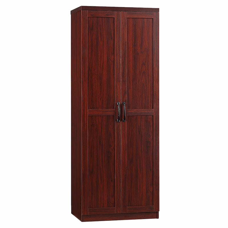 HOMCOM 63" 2-Door Kitchen Pantry, Freestanding Storage Cabinet with 2 Adjustable Shelves for Kitchen or Living Room