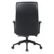 preview thumbnail 10 of 10, Maxwell High-Back Leather Adjustable Executive Office Chair - Ergonomic Swivel Desk with Stainless Steel Lift 350 lb. Limit