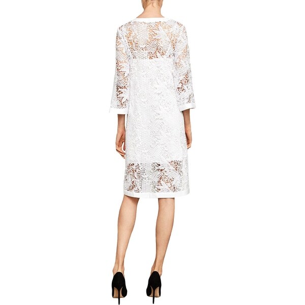 bcbgmaxazria lace shift dress