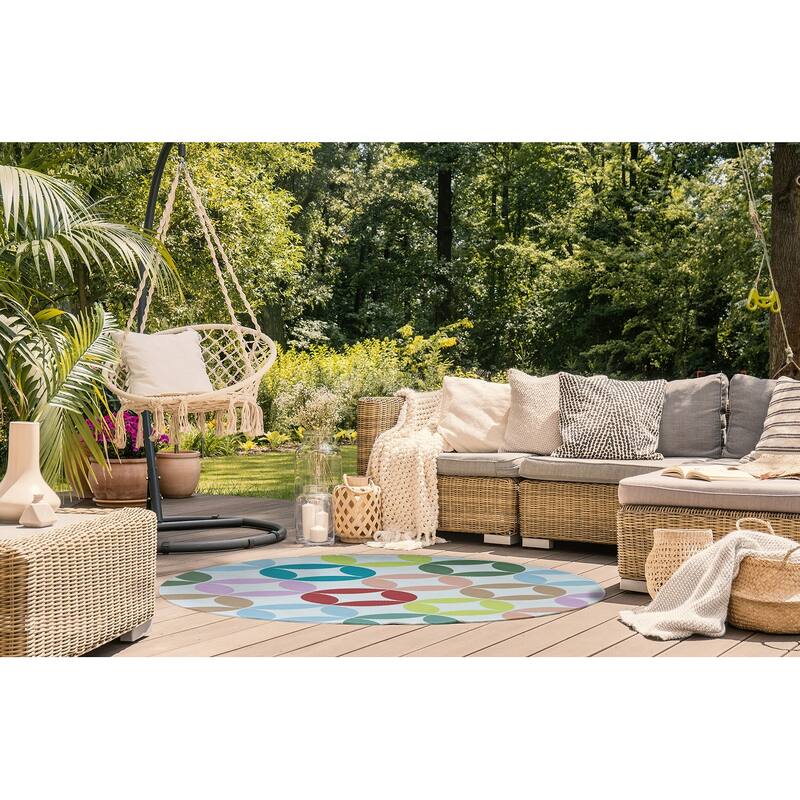 Eye Opener Spring Chenille Indoor/Outdoor Rug