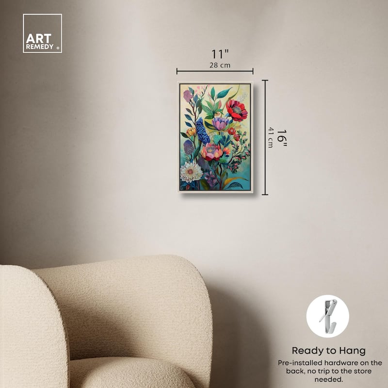 Exotic Bloom Medley II Canvas by Art Remedy