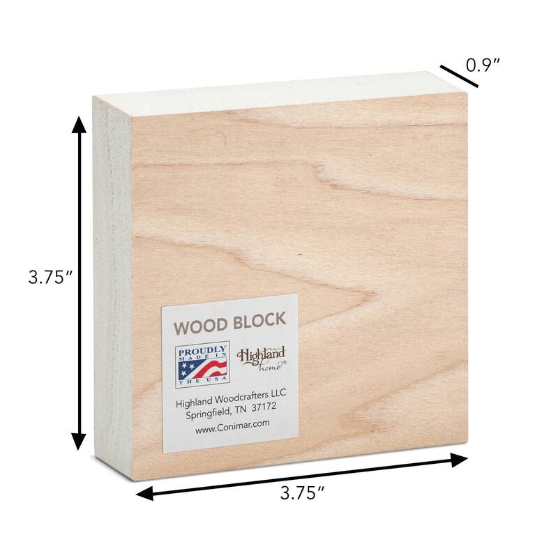 Like This Artistic Freestanding Solid Wood Block Sign Made in the USA 3.75” Square Decorative Accent for Home or Office