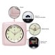 preview thumbnail 64 of 63, Infinity Instruments Retro 9.25-inch Square Wall Clock - 9.25 x 1.875 x 9.5