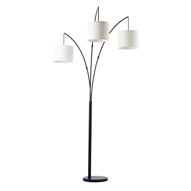 CO-Z 83-Inch Modern 3 Light Arched Tree Floor Lamp - Black