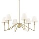 preview thumbnail 2 of 6, Kennedy 29.75" Wide 6-Light Chandelier