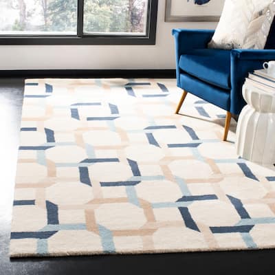 Martha Stewart by SAFAVIEH Color Chain Wool Rug