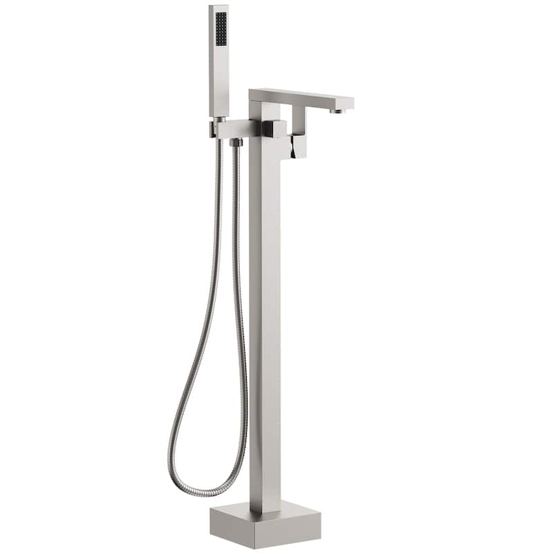Single-Handle Claw Foot Freestanding Tub Faucet With Hand Shower