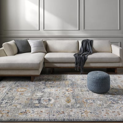 Livabliss Transitional Beckham Medallion Area Rug
