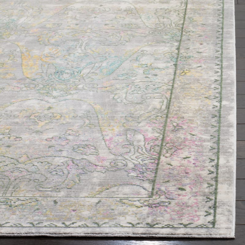 SAFAVIEH Mystique Cenka Watercolor Oriental Polyester Rug
