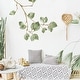 preview thumbnail 3 of 3, RoomMates Green & Brown & Yellow Leaf Twig Giant Wall Decals