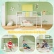 preview thumbnail 21 of 19, Twin Size Loft Bed Playhouse Bed Frame with Tower Tent and 3 Storage Pockets