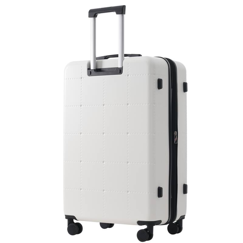 Hardside Luggage Set 5 Piece with Bags, 20IN Half-opening Carry on Luggage with USB Port, 24IN 28IN Luggage with Double Wheels