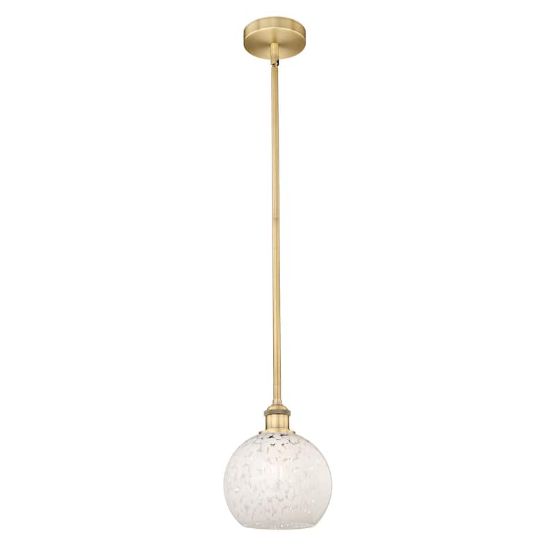 Innovations Lighting 616-1S 10 8 White Mouchette Pendant White