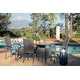 preview thumbnail 15 of 24, Rhonn 5-piece Brown Wicker Outdoor Dining Set by Havenside Home Grey - 5-Piece Sets