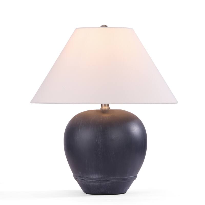 Global Accent Ceramic Table Lamp with Linen Shade