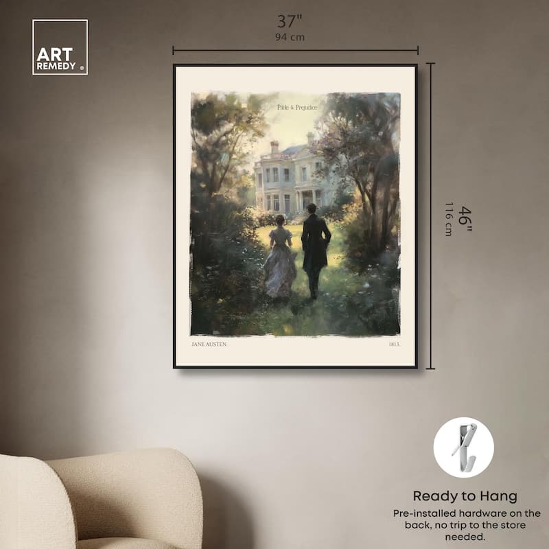 Pride and Prejudice Scene Canvas by Art Remedy