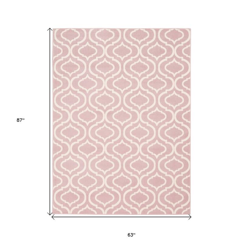 Qivo Power Loomed Durable Area Rug By HomeRoots - 87' X '63' X '0.5