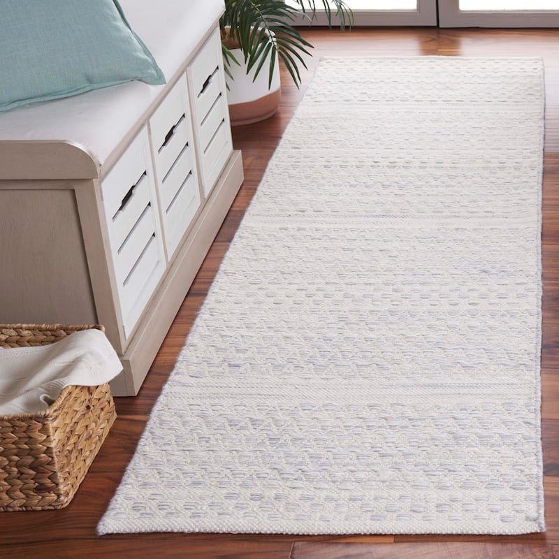 SAFAVIEH Handmade Kilim Gilberte Boho Geometric Wool Rug