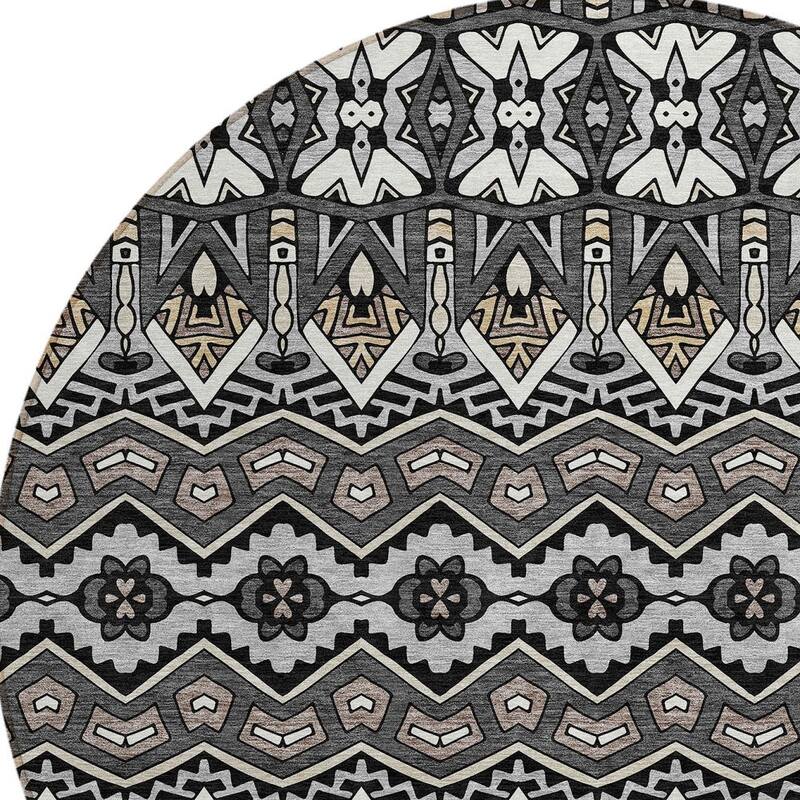 HomeRoots Moroccan Transitional Rectangle Outdoor Rug