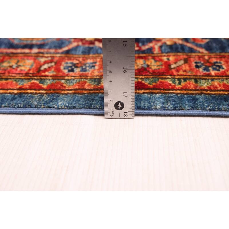 ECARPETGALLERY Hand-knotted Aryana Blue Wool Rug - 9'11 x 14'2