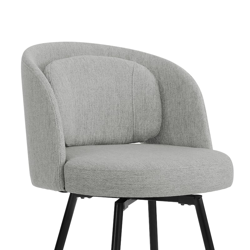 Swivel Bar Stools Set Of 2/3/4, Metal Bar Stools, Modern Upholstered Bar Stools For Kitchen Island - 20.3"W X 20.3"D X 39"H