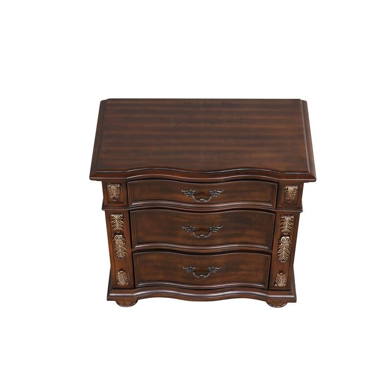 Lyon 3-Drawer 33 in. W Nightstand