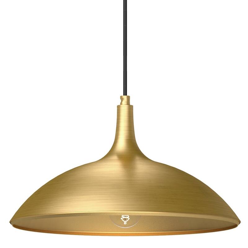 Alora Lighting PD627914 Abel 14" Wide Pendant with Aluminum Shade - Brushed Gold