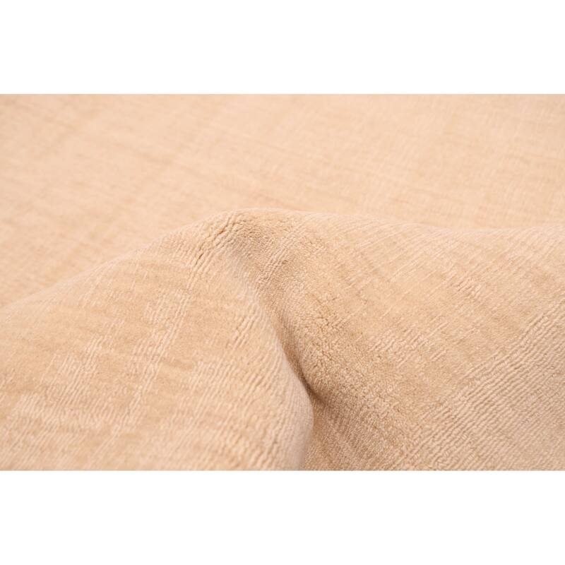 ECARPETGALLERY Hand Loomed Kashkuli Gabbeh Ivory Wool Rug - 7'11 x 11'3