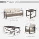 preview thumbnail 4 of 13, COZYWOR 5-Piece Outdoor Patio Conversation Set