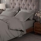 preview thumbnail 22 of 86, Superior Egyptian Cotton 400 Thread Count Solid Duvet Cover Set Full/Queen - Grey