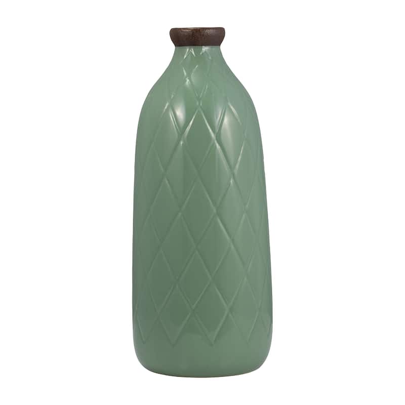 Sagebrook Home Neutral Ceramic Vase
