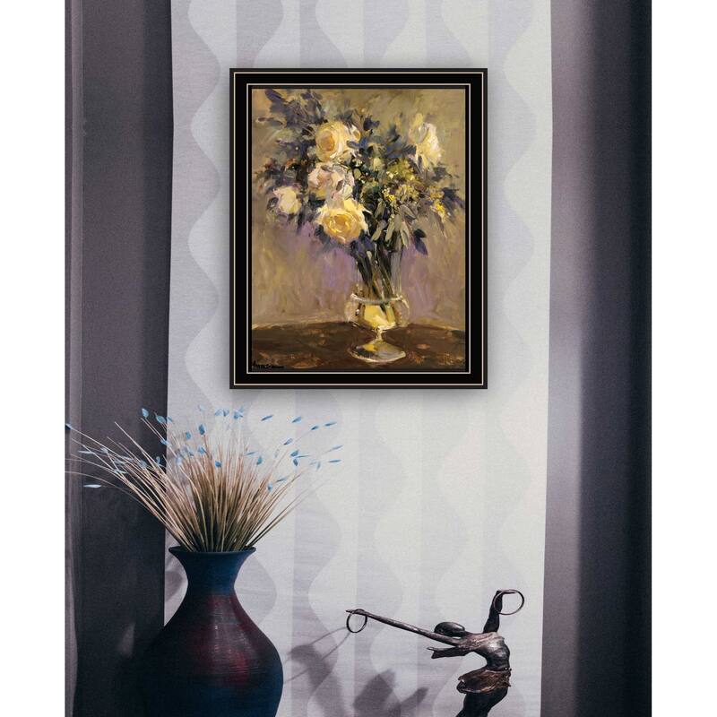 TrendyDecor4U "Evening Vase" Framed Print Wall Art