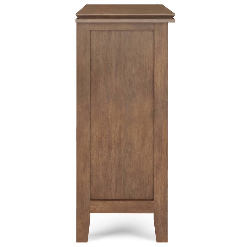 WYNDENHALL Stratford SOLID WOOD 30 inch Wide Low Storage Cabinet - 30"w x 14"d x 31" h
