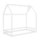 preview thumbnail 5 of 45, Twin Solid Wood Bed with House Design & Guardrails - Safe & Fun